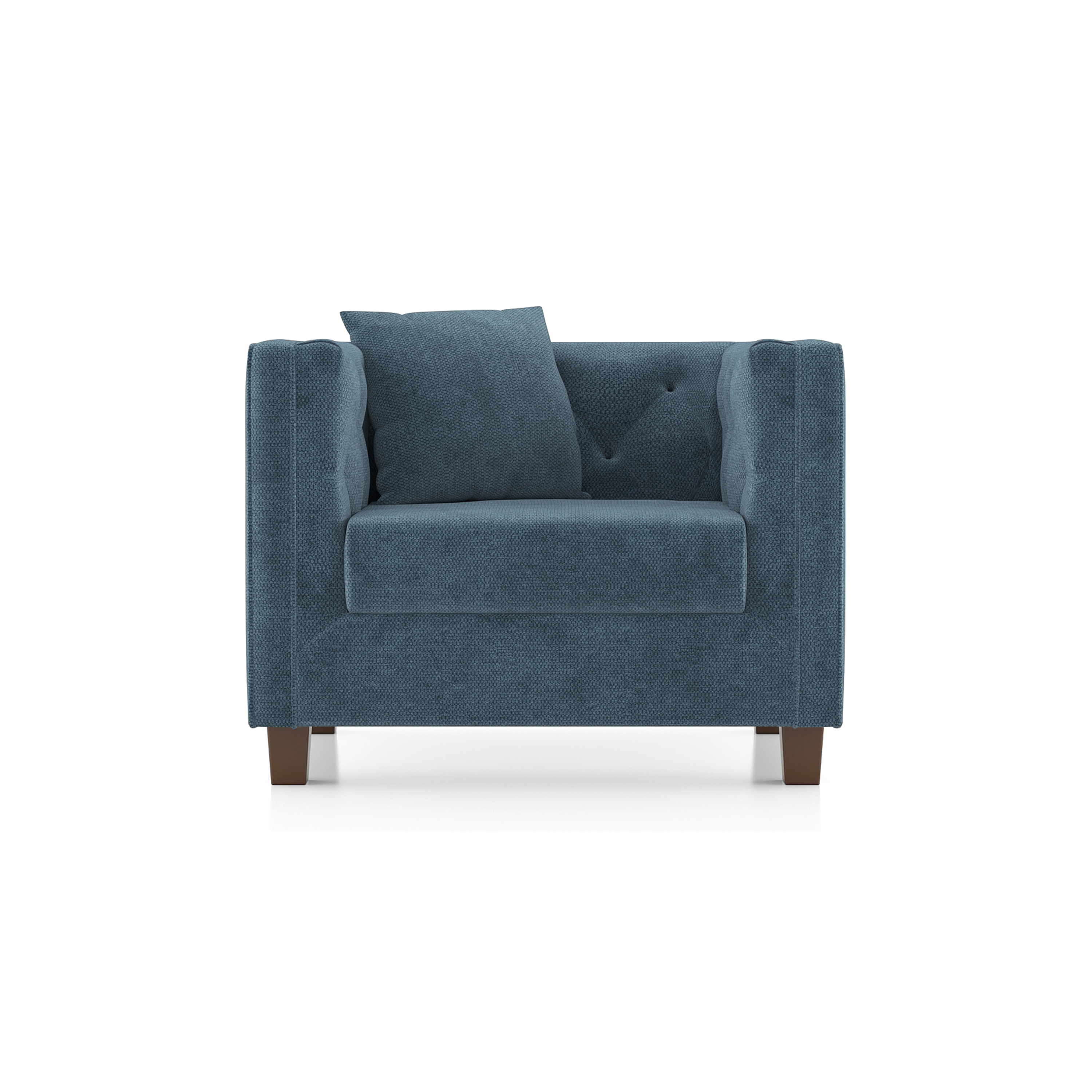Windsor Essential 1 Seater Fabric Sofa In Ocean Weave