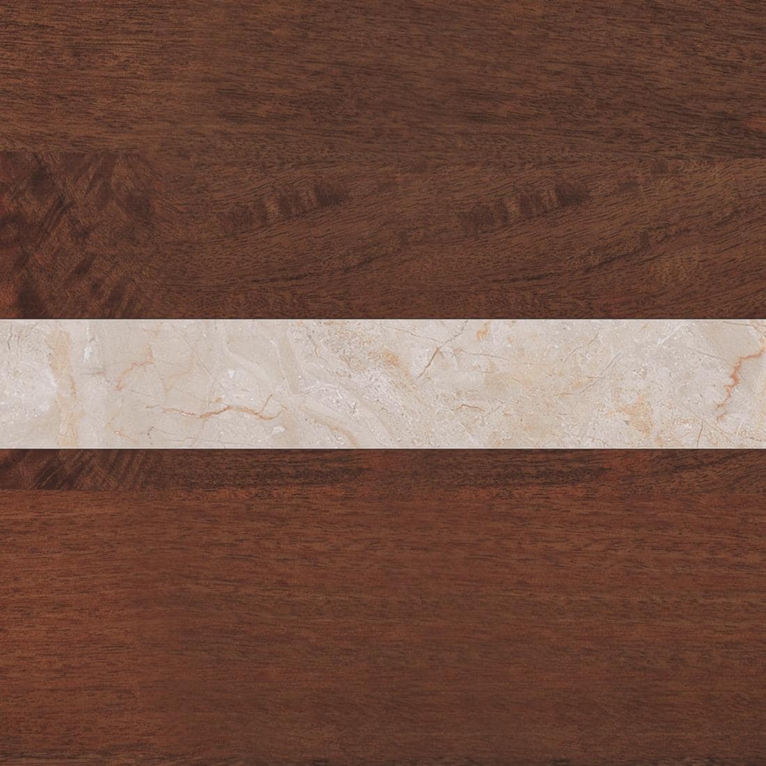 Atlas Crest Solid Wood 4 Seater Dining Table With Atlas Dining Chairs Set