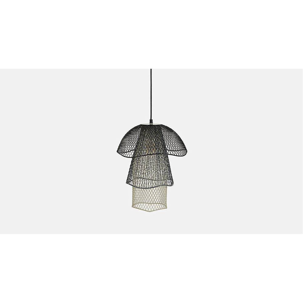 Daisy Black Iron Hanging Light