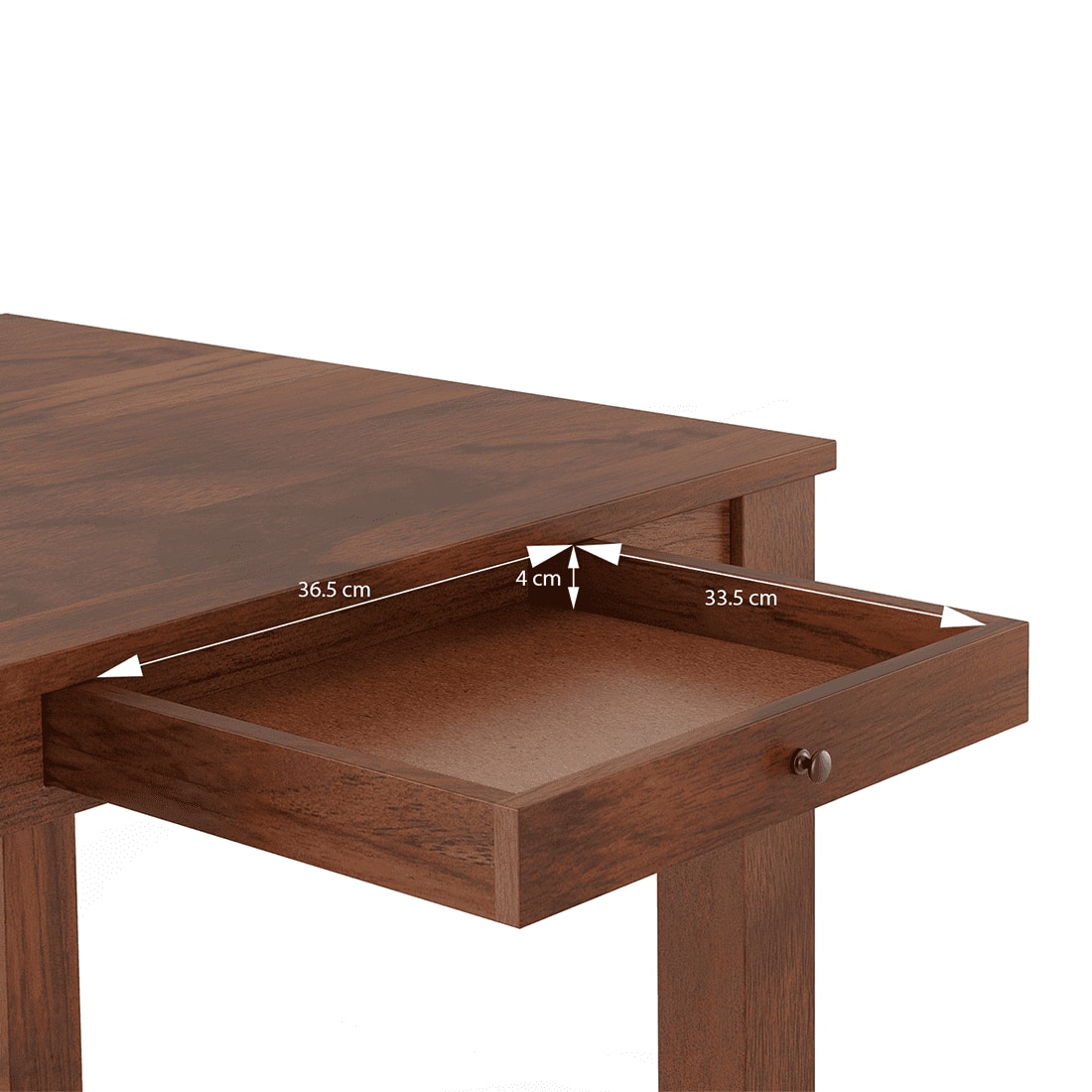 Arlo Teak Wood 4 Seater Storage Dining Table With Arlo Dining chair Set