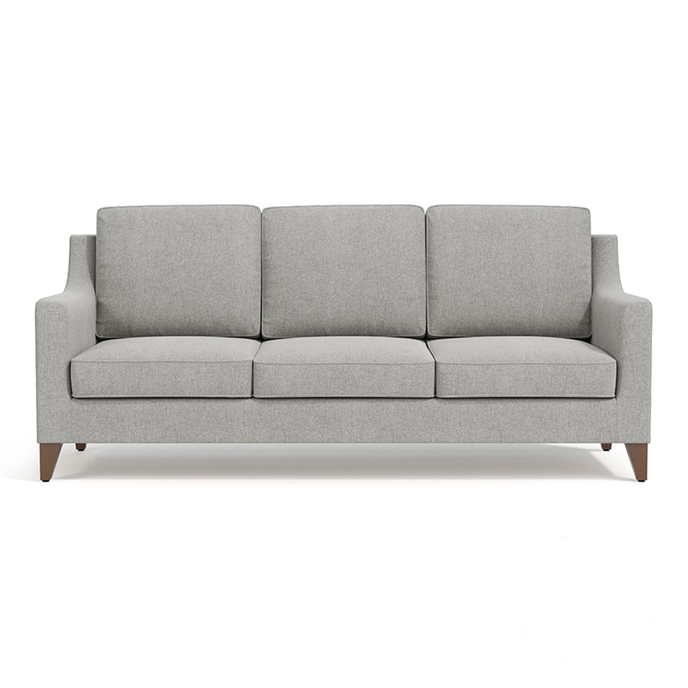 Abbey 3 Seater Fabric Sofa in Vapour Grey Colour