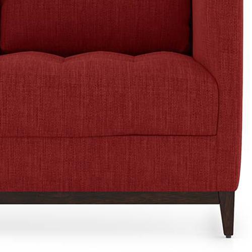Florence Premium 3 Seater Fabric Sofa in Salsa Red Colour