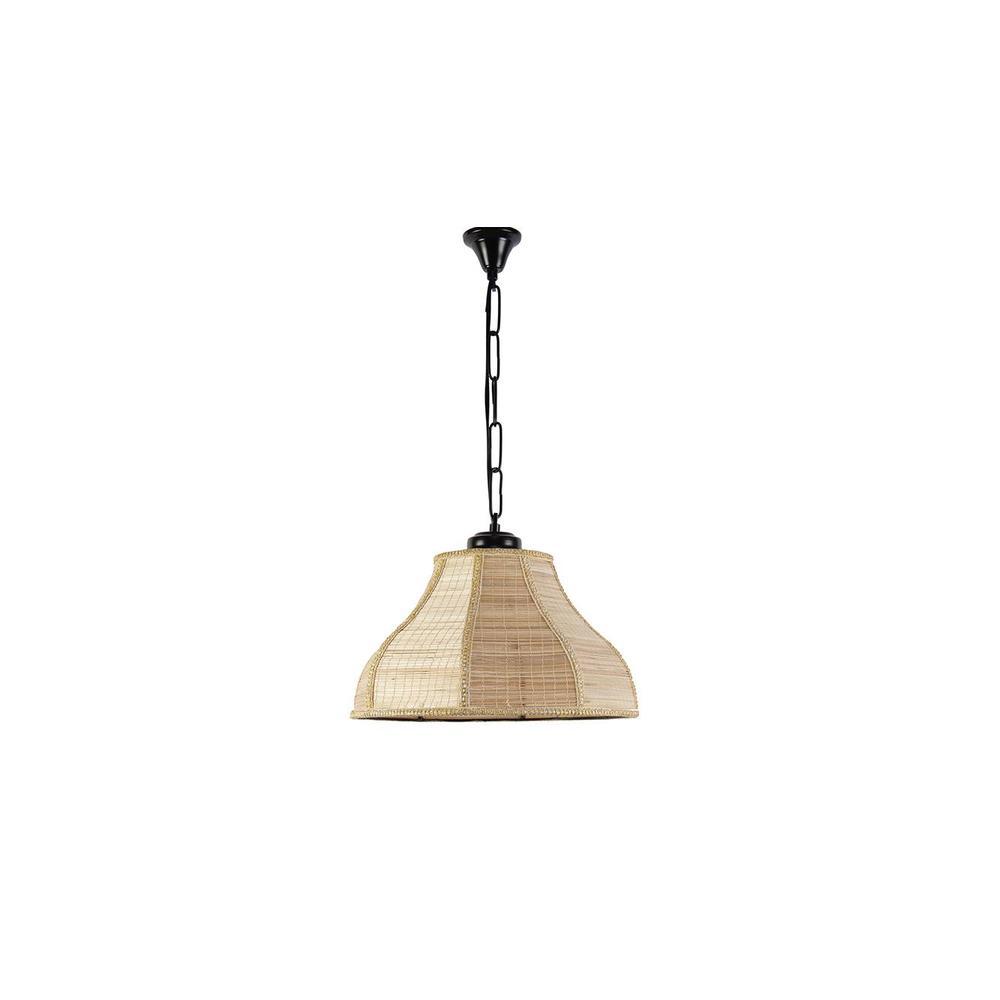 Taylor Beige Bamboo Hanging Light