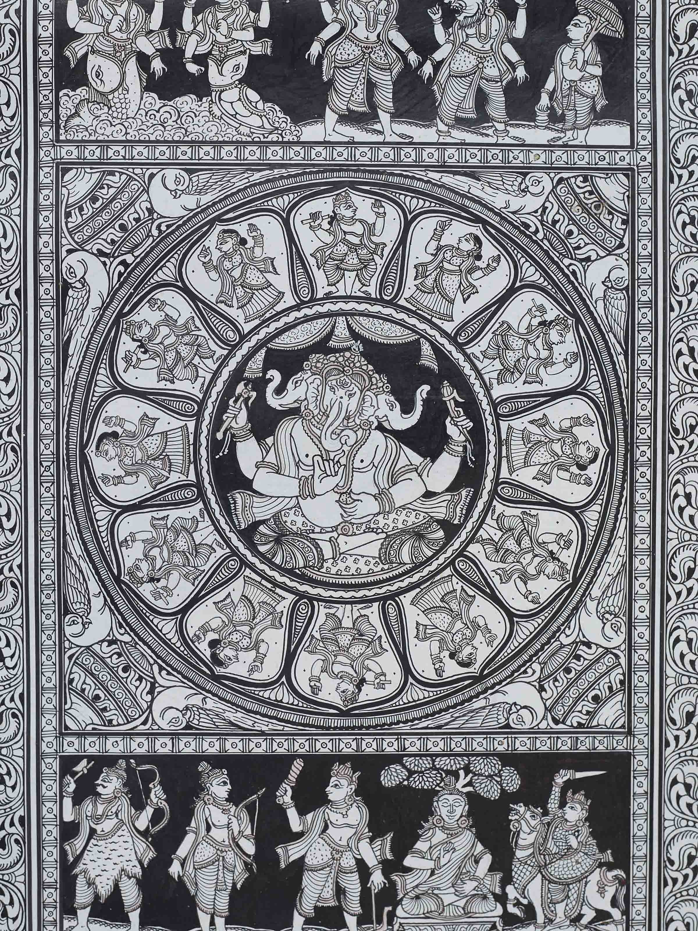 Ganesha Pattachitra Painting