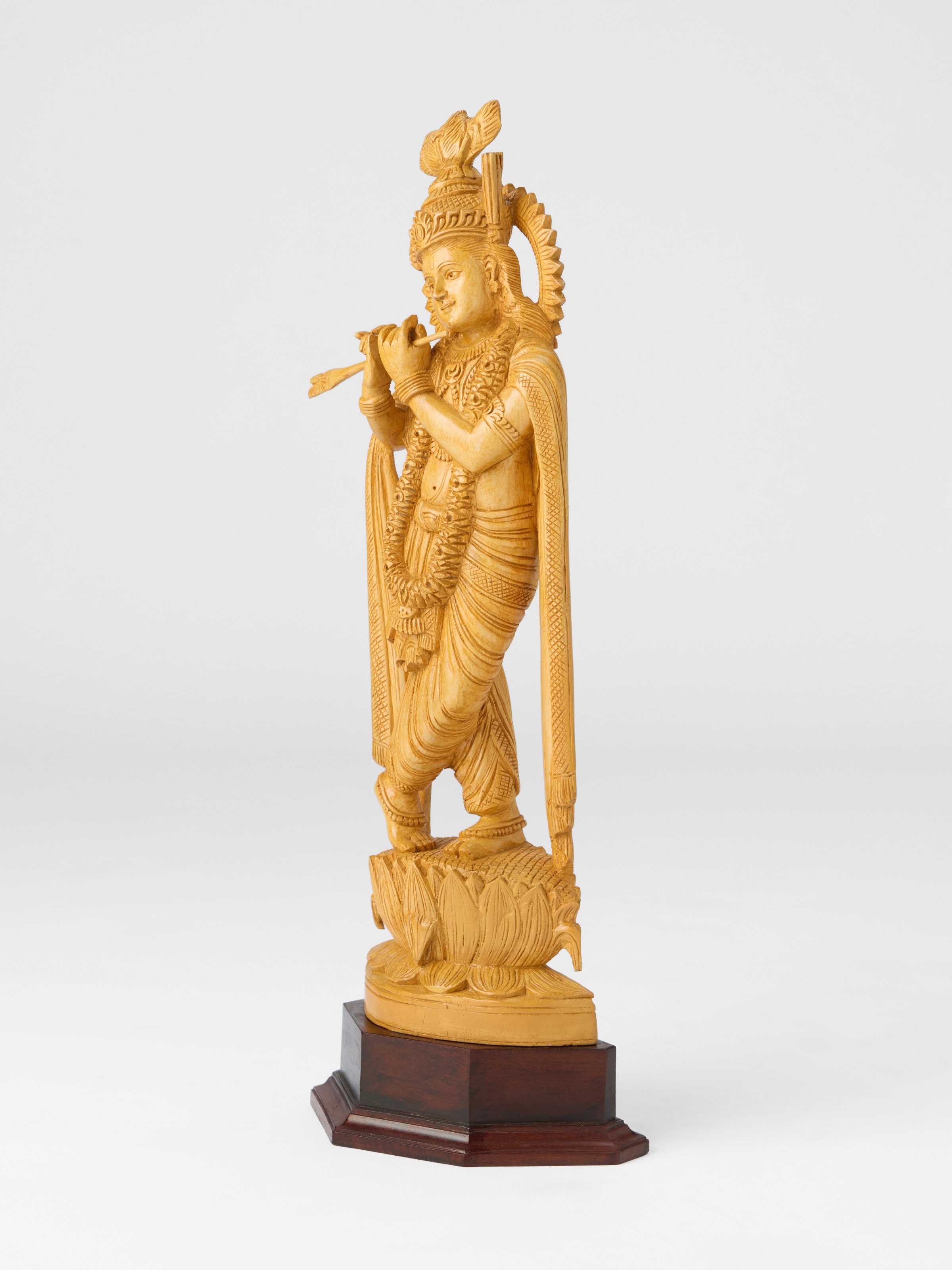 Wood Carved Padmaleela Gopala Idol