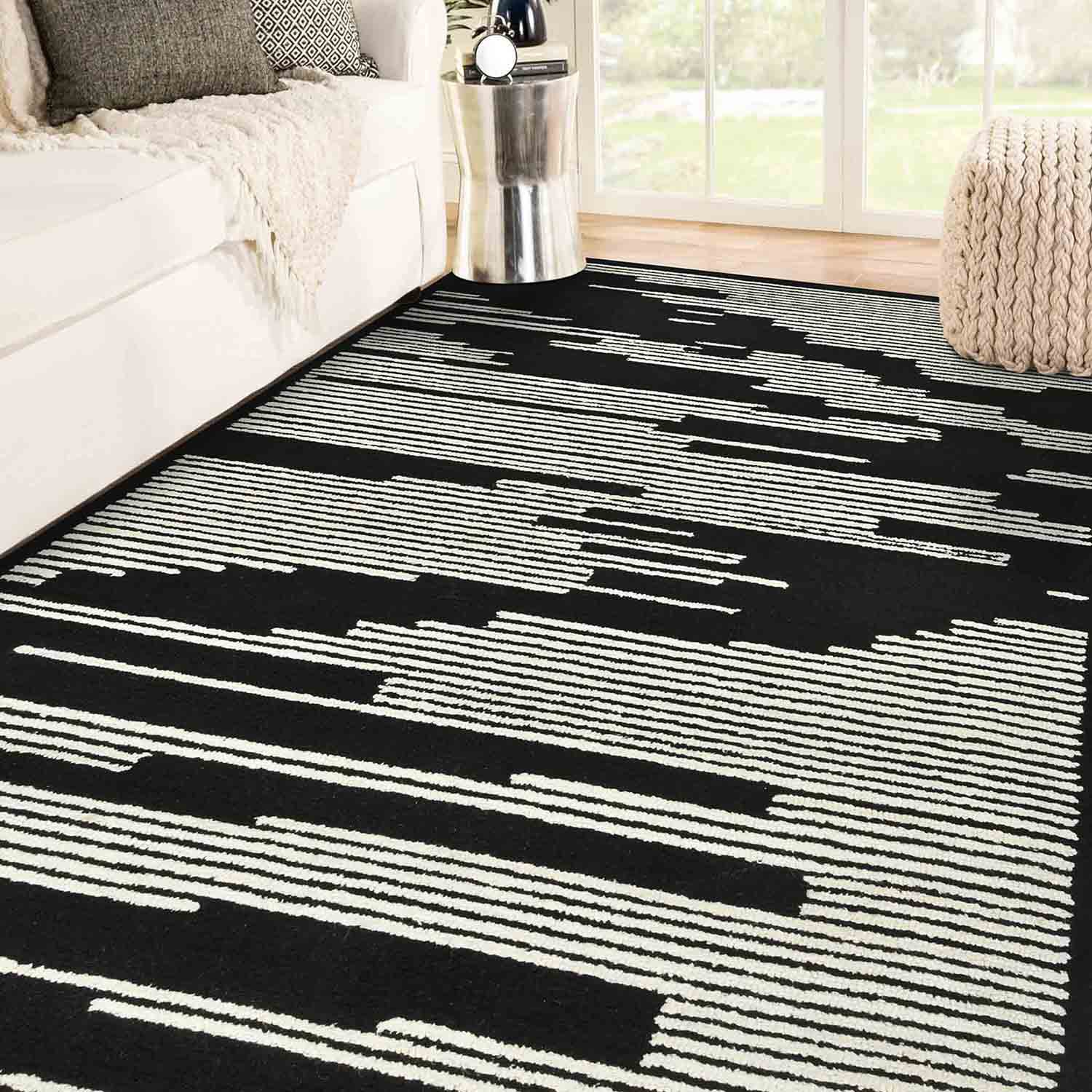Glencoe Modern Design Wool Hand-Tufted Carpet