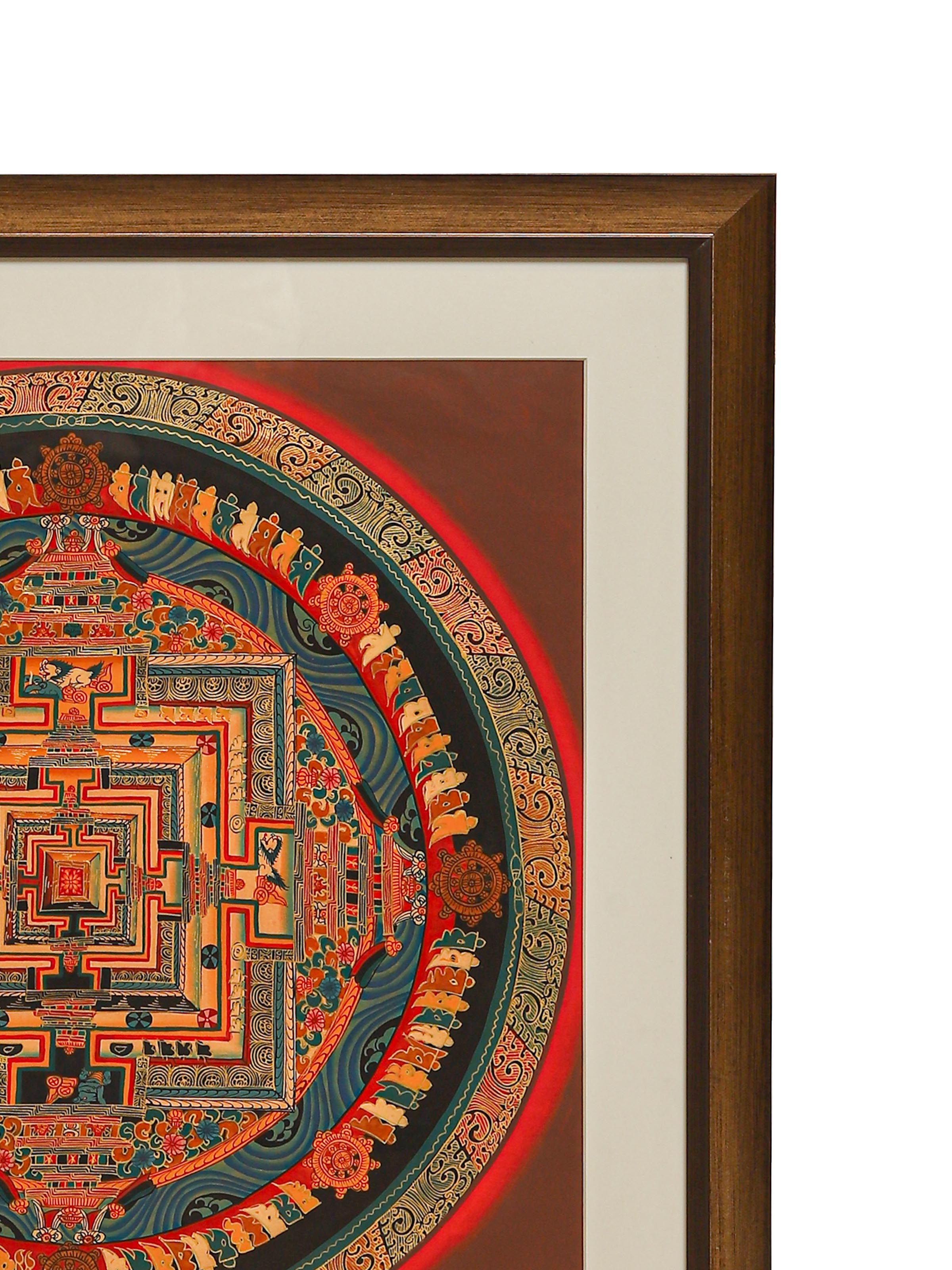 Kalachakra Mandala Thangka Painting