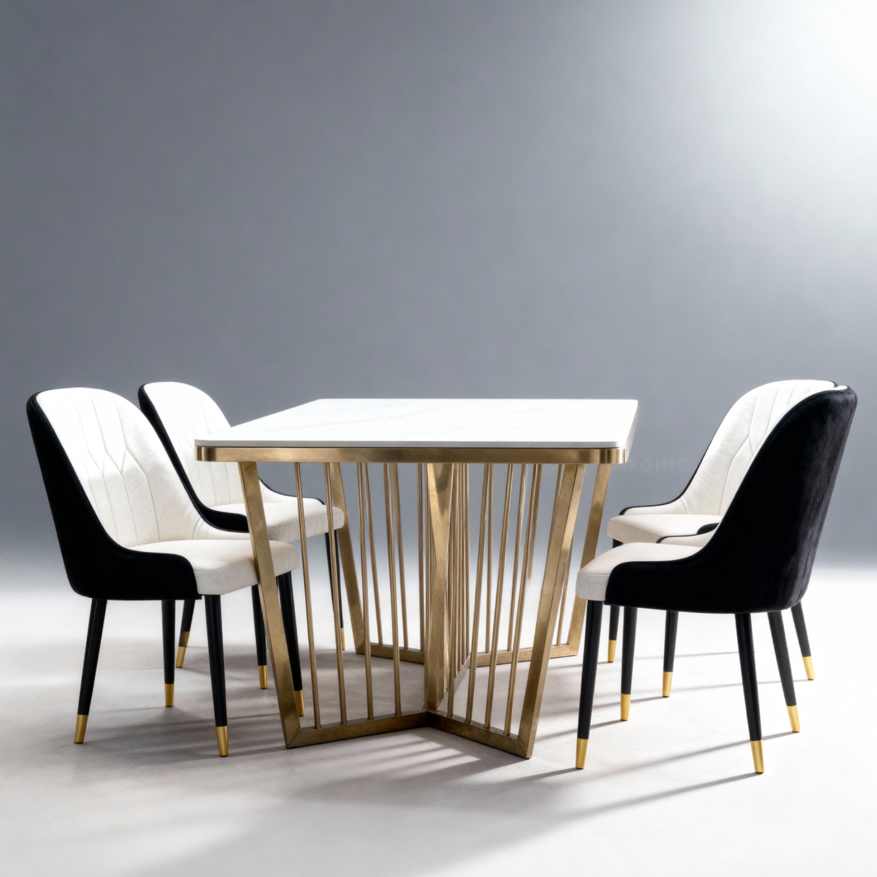 Stainless Steel Star Dining Table