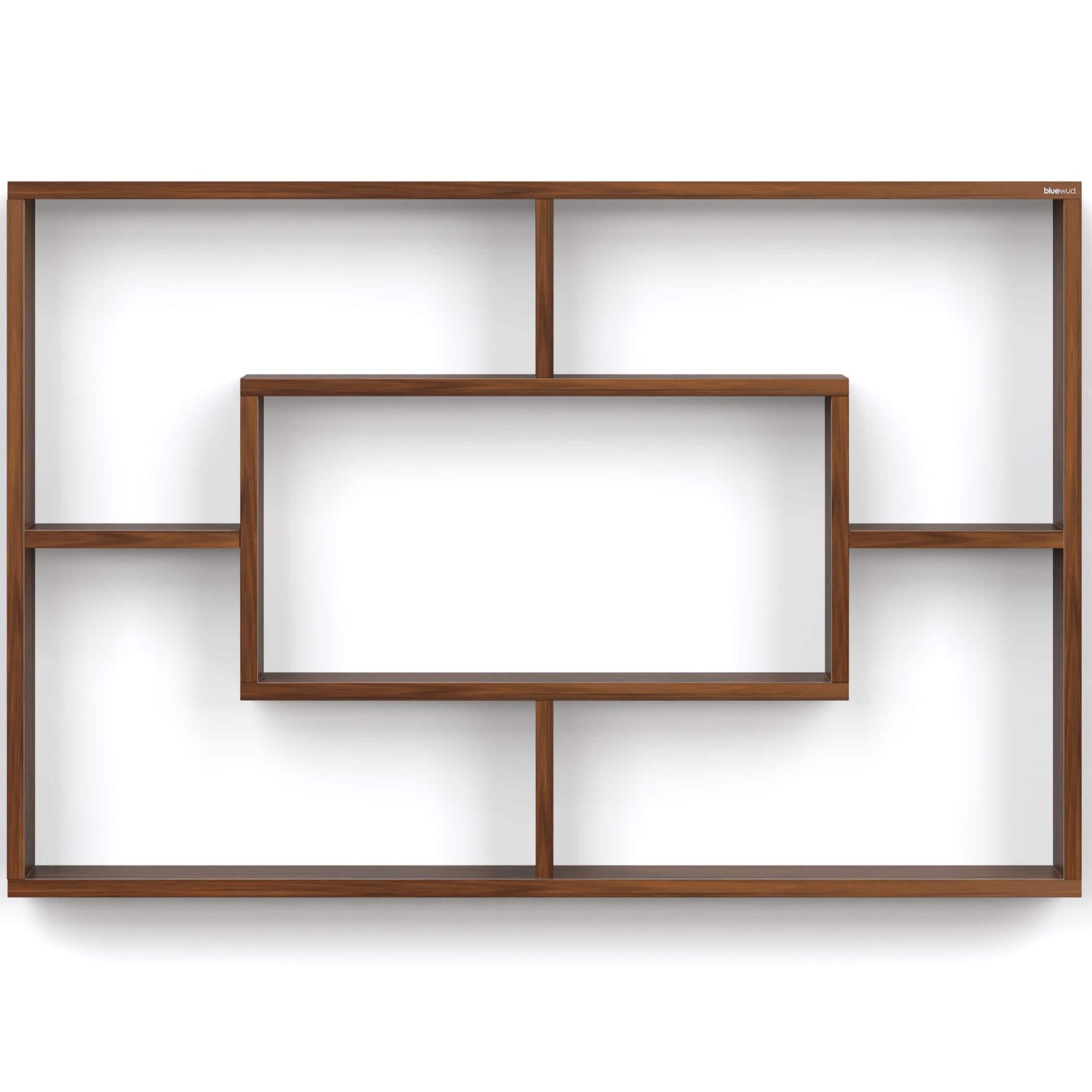 Crafte Engineered Wood Wall In Brown Maple Finish