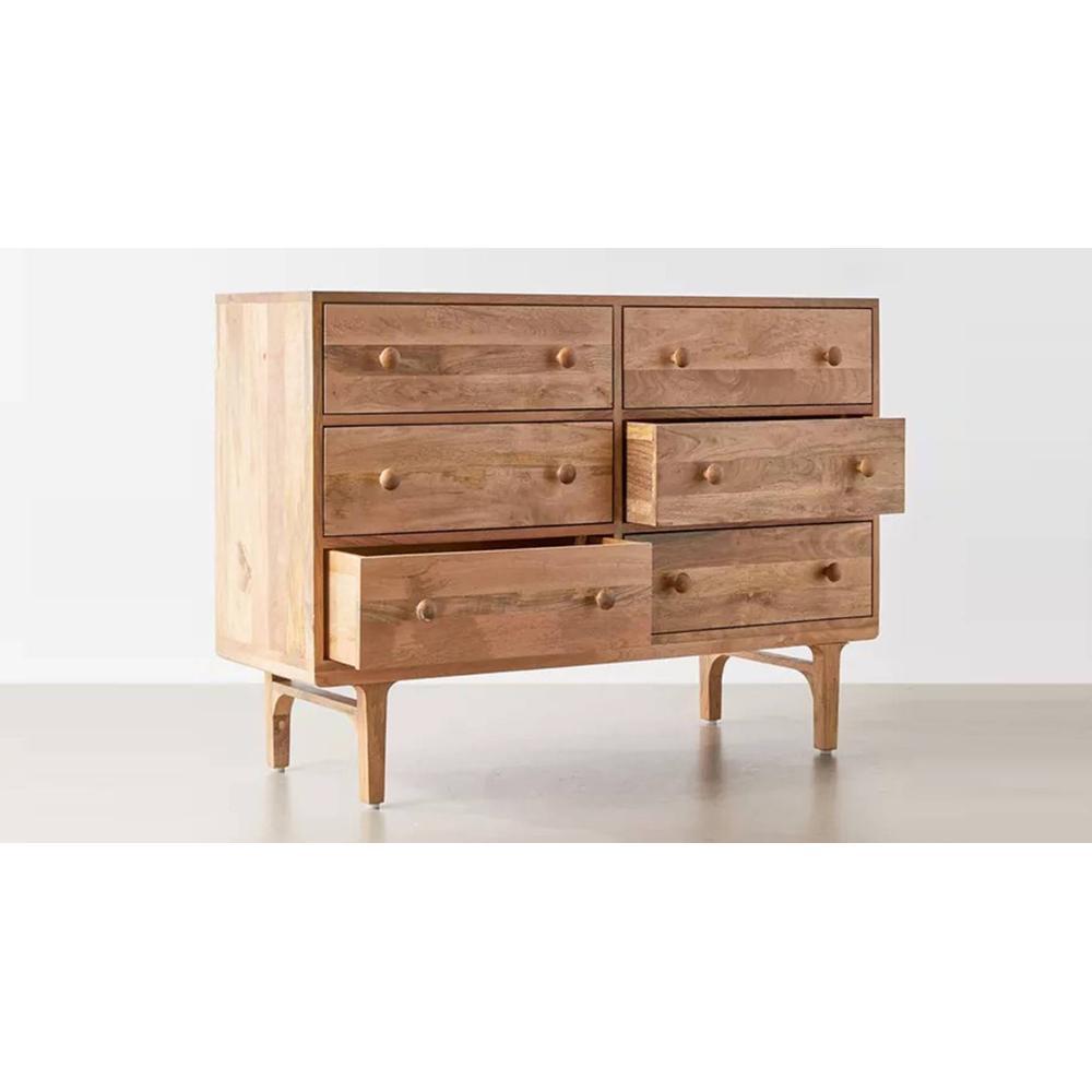 Scala chest of drawers solid wood matte finish