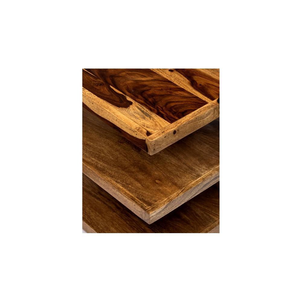 Thames Sheesham Wood Coffee Table In Teak Finish