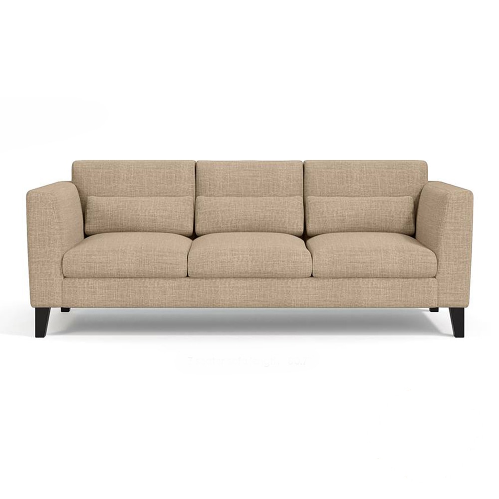 Lewis Sofa Set (Colour : Sandshell Beige, Cushion : Soft, Seater : 3+2+1)