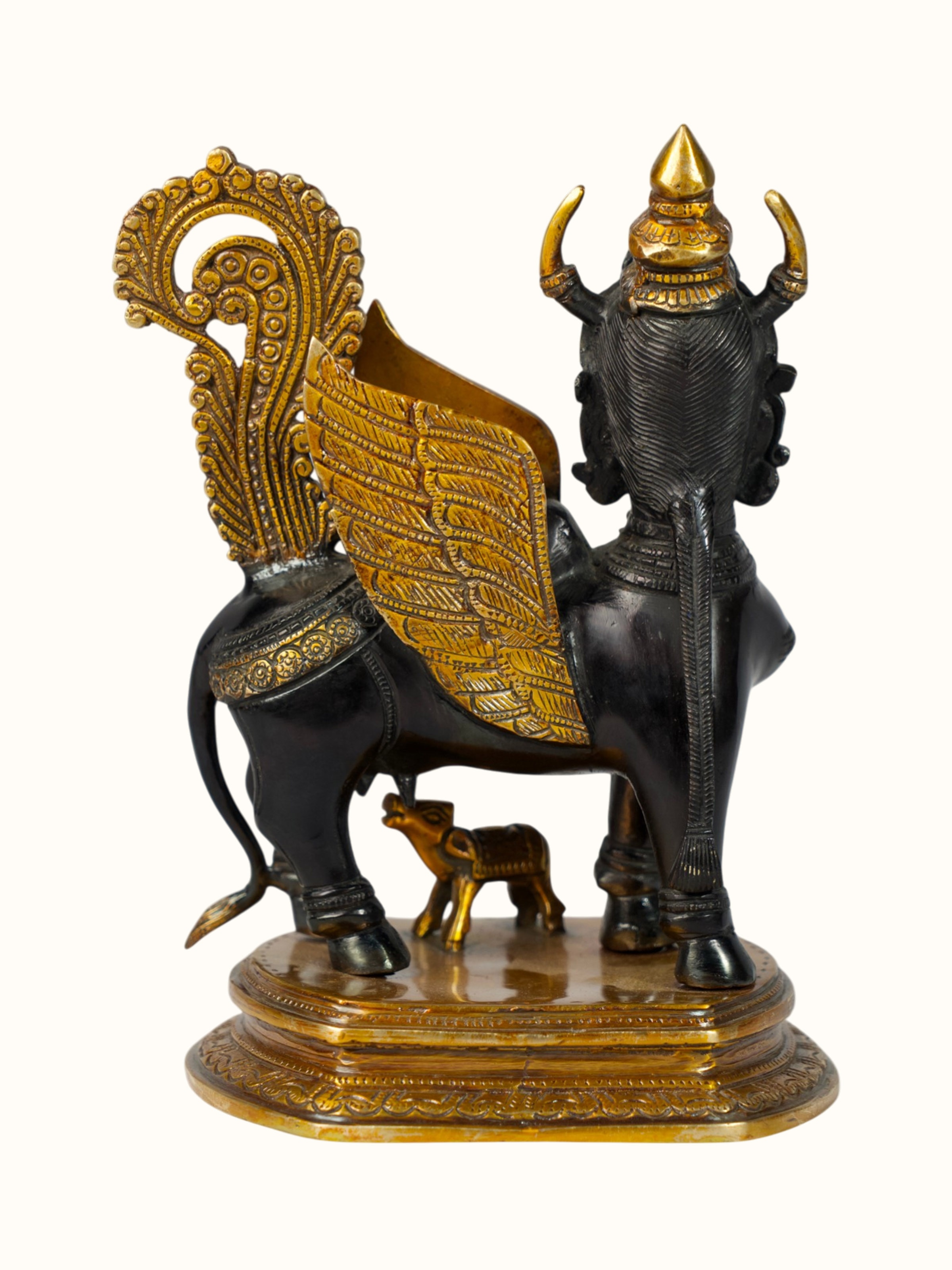 Brass Kamadhenu Sculpture