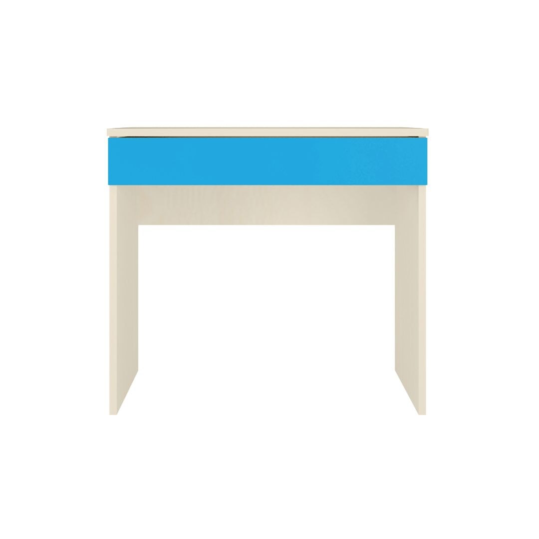 Primera Kids Study Desk with Drawer in Light Woodgrain Finish Azure Blue Colour