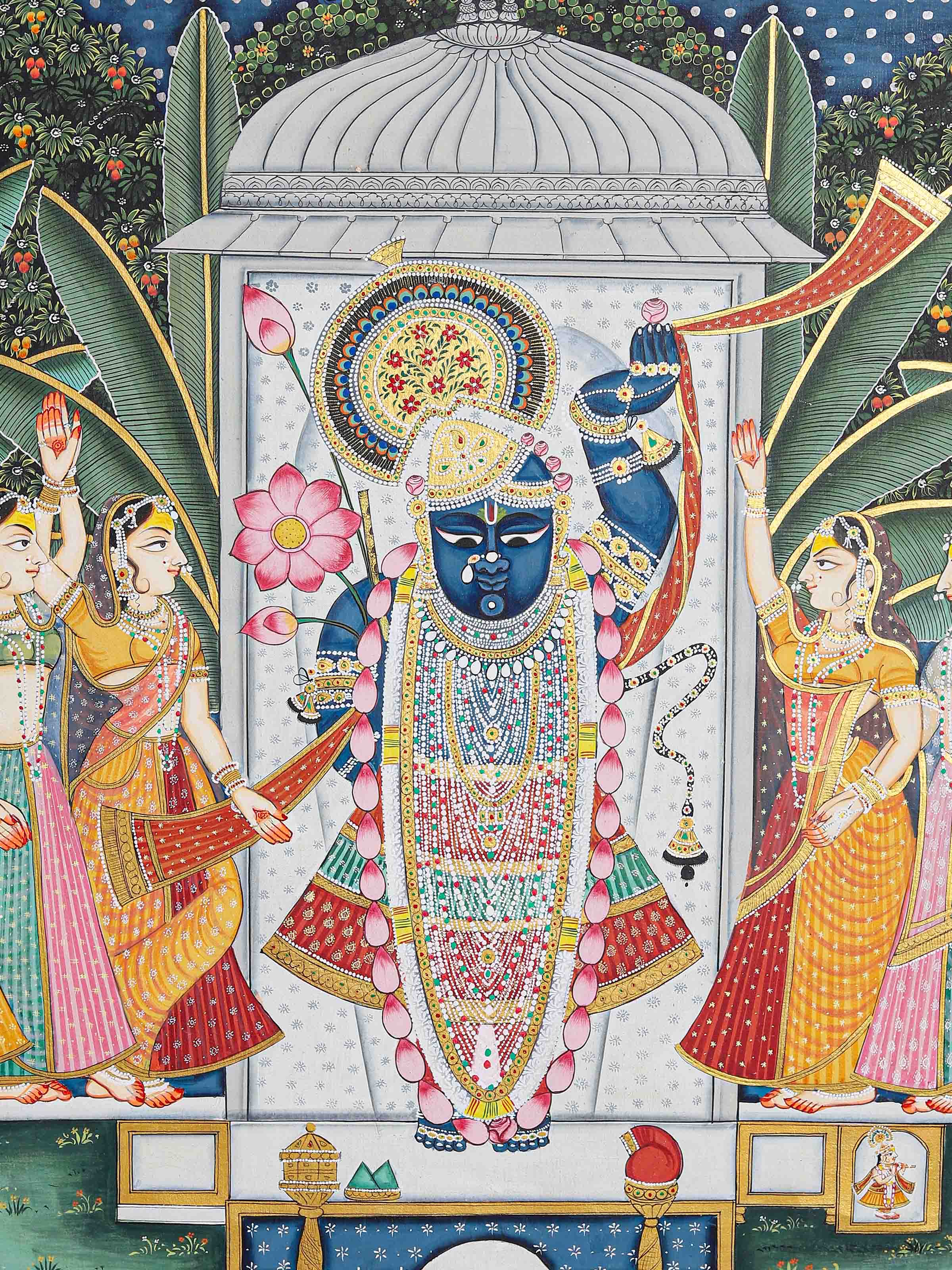 Satrunjay Pat Pichwai Painting