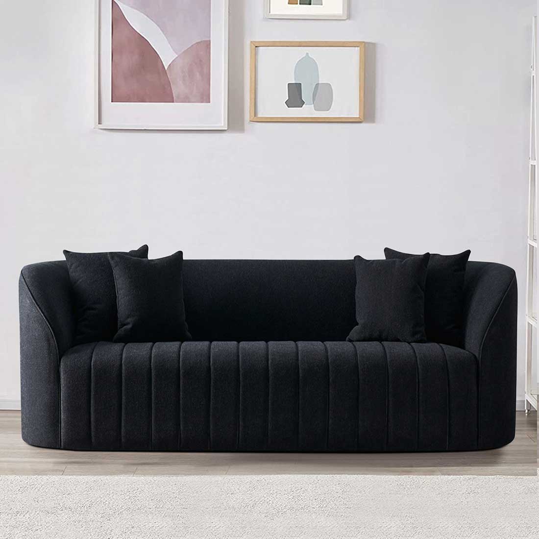 Baiwang Fabric Sofa (Black)