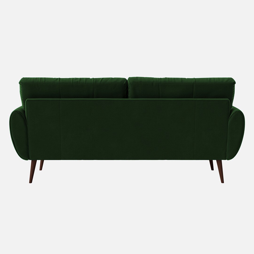 Faro Velvet 3 Seater Sofa in Green Colour