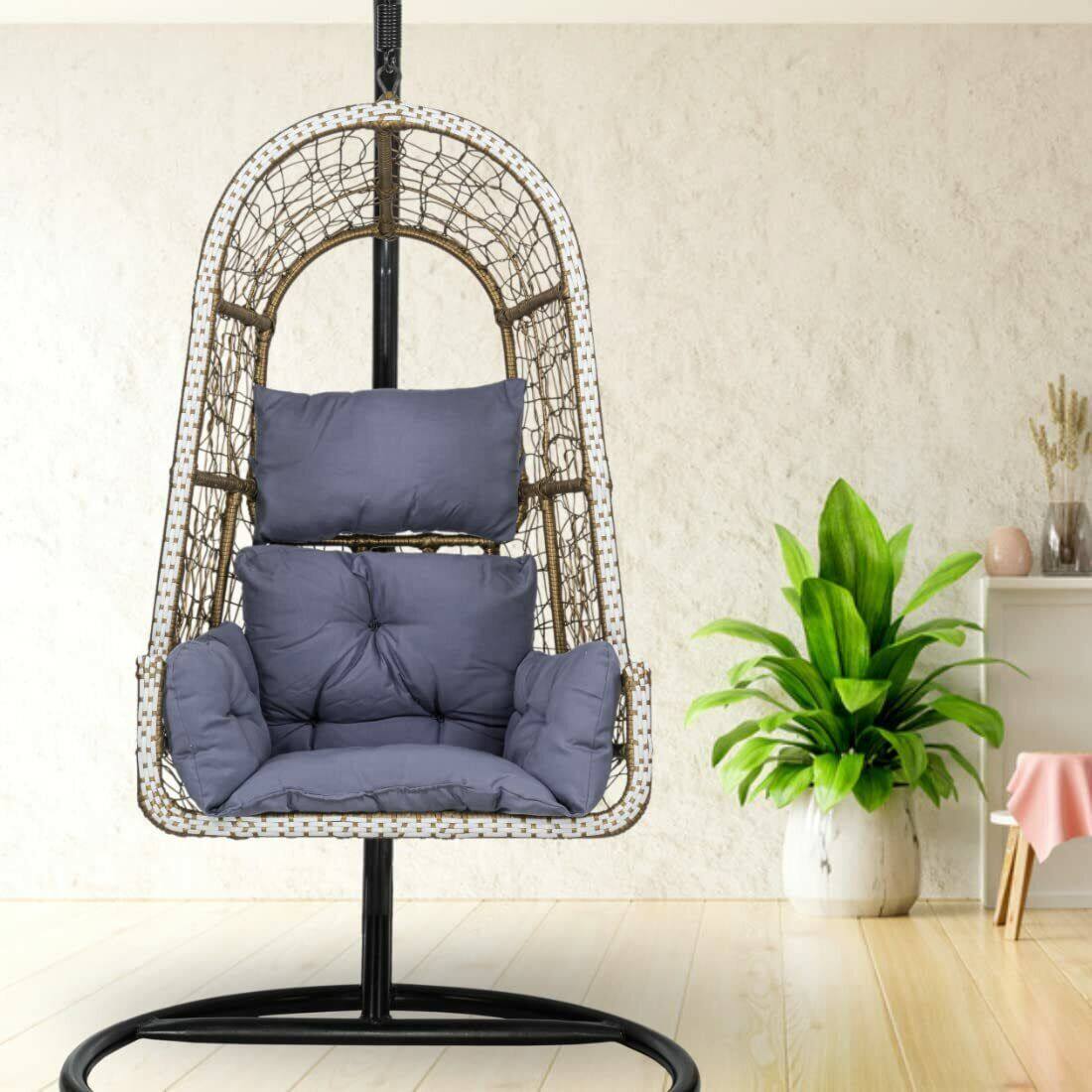 Premium Diesel Single Seater Spyder Honey Swing Chair Grey - AHREE