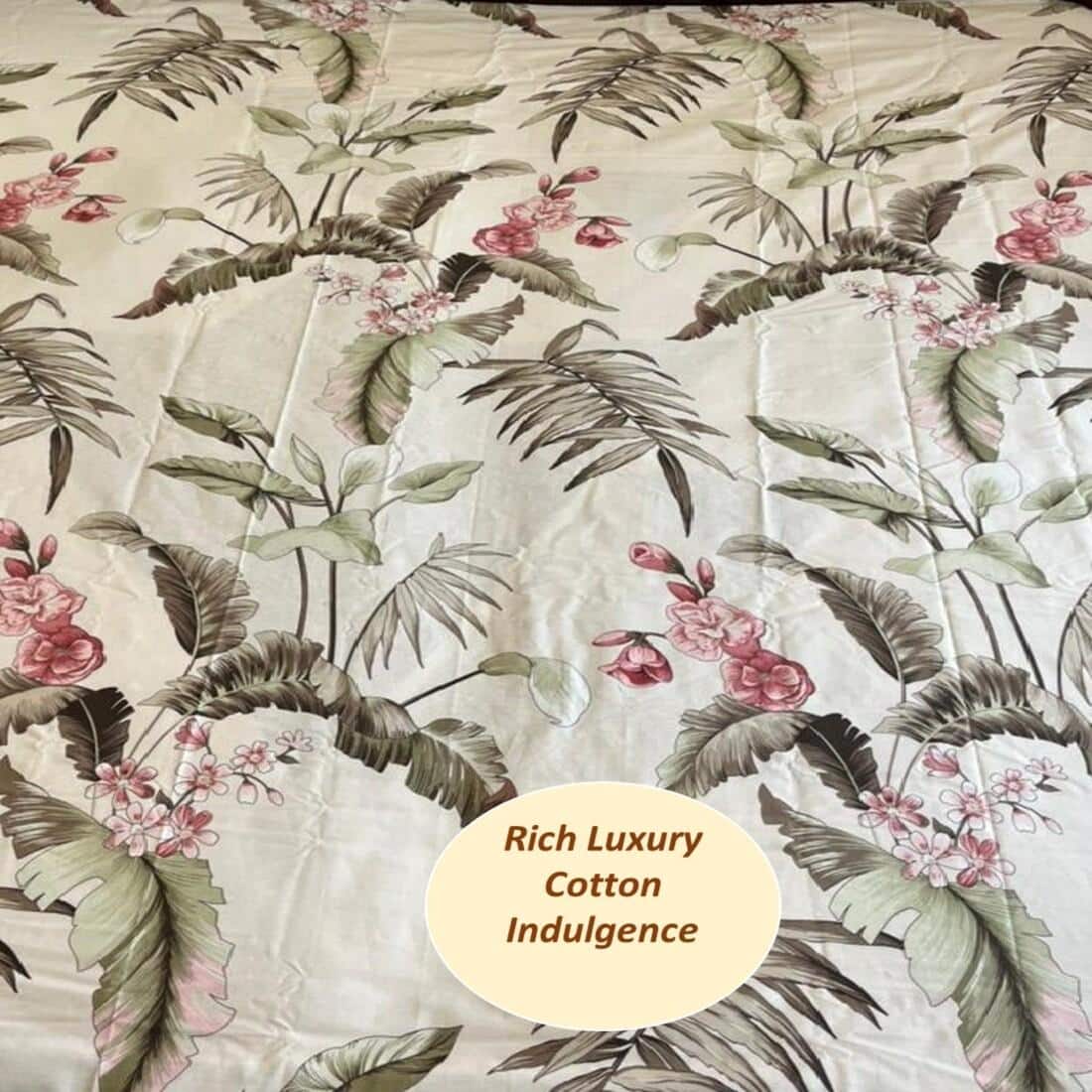 Threads Silky Touch Camri Series Premium Super King Size Flat Bedsheet 275 x 275 cms