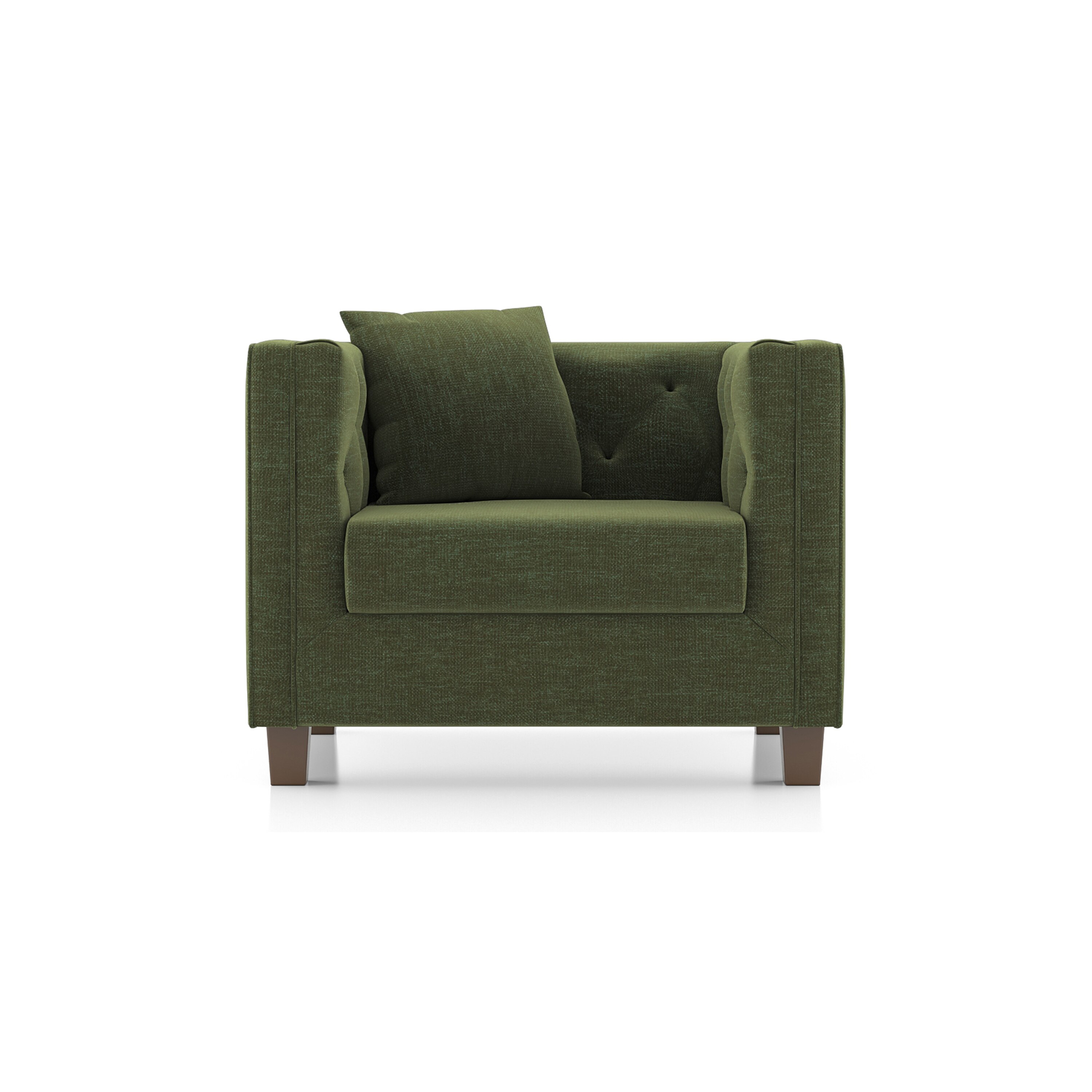 Windsor Sofa Set (Colour : Moss Green , Seater : 3+1+1)