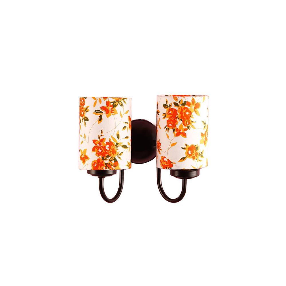 Jaimison Multicolour Fabric Wall Light