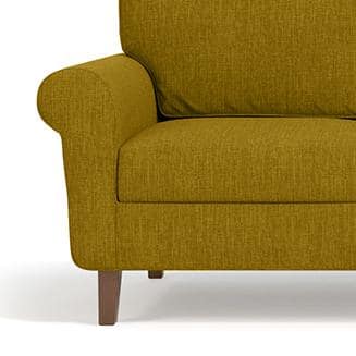 Oxford Sofa Set (Colour : Olive Green, Cushion : Soft, Seater : 2+1+1)