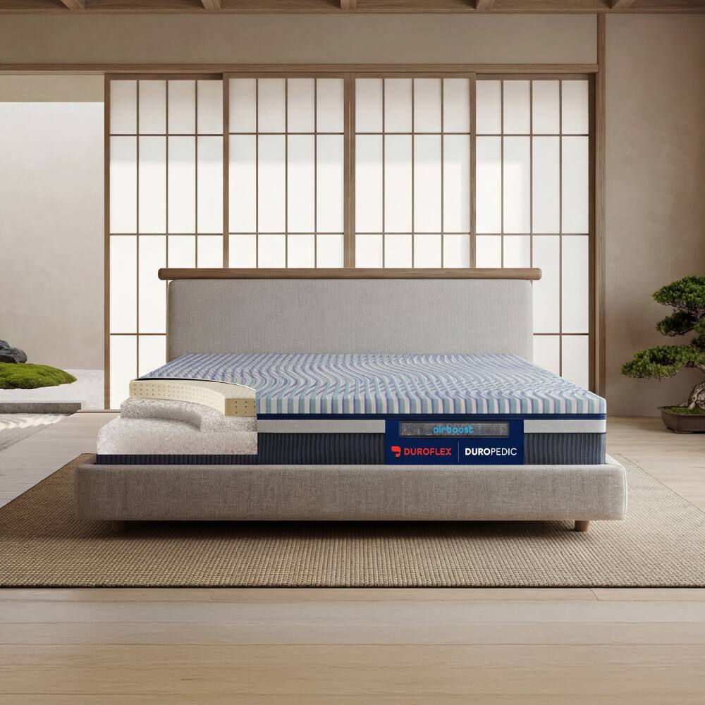 Duroflex Duropedic Airboost 68 AI Pro Dual Firm Orthopedic Mattress Single 78x30x8 - Duroflex