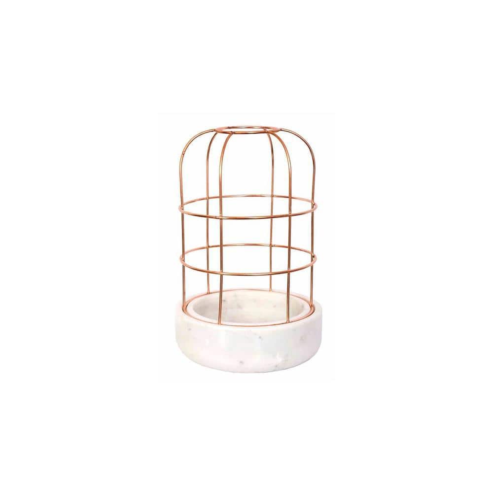 Tyler White Marble Planter