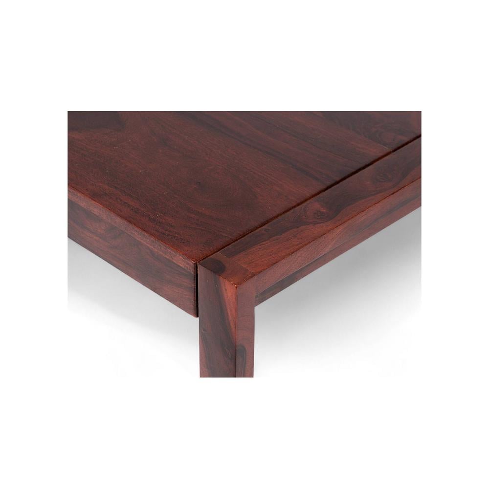 Hamstreet Sheesham Wood Coffee Table In Walnut Finish