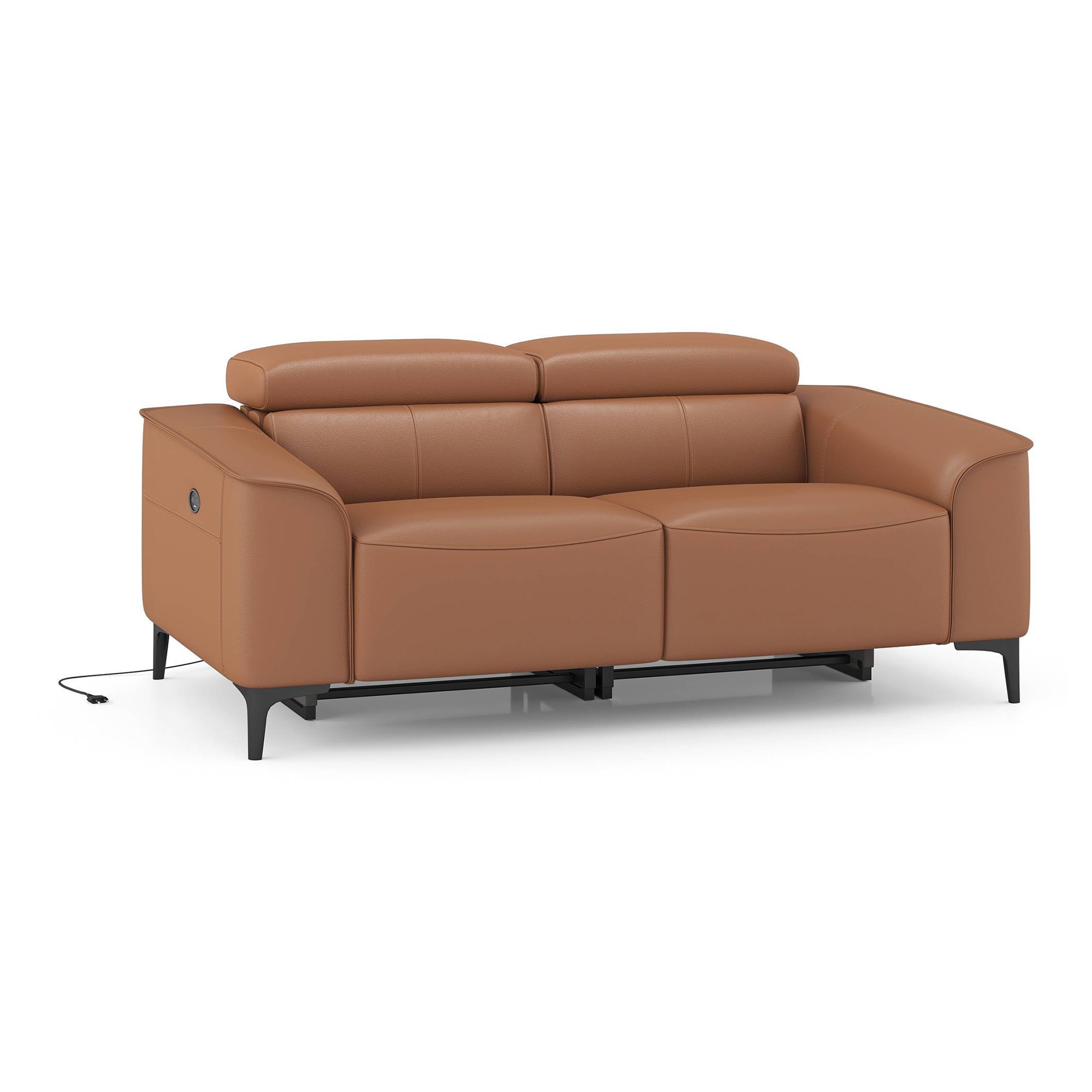 Molto Leather Recliner in Brown Colour