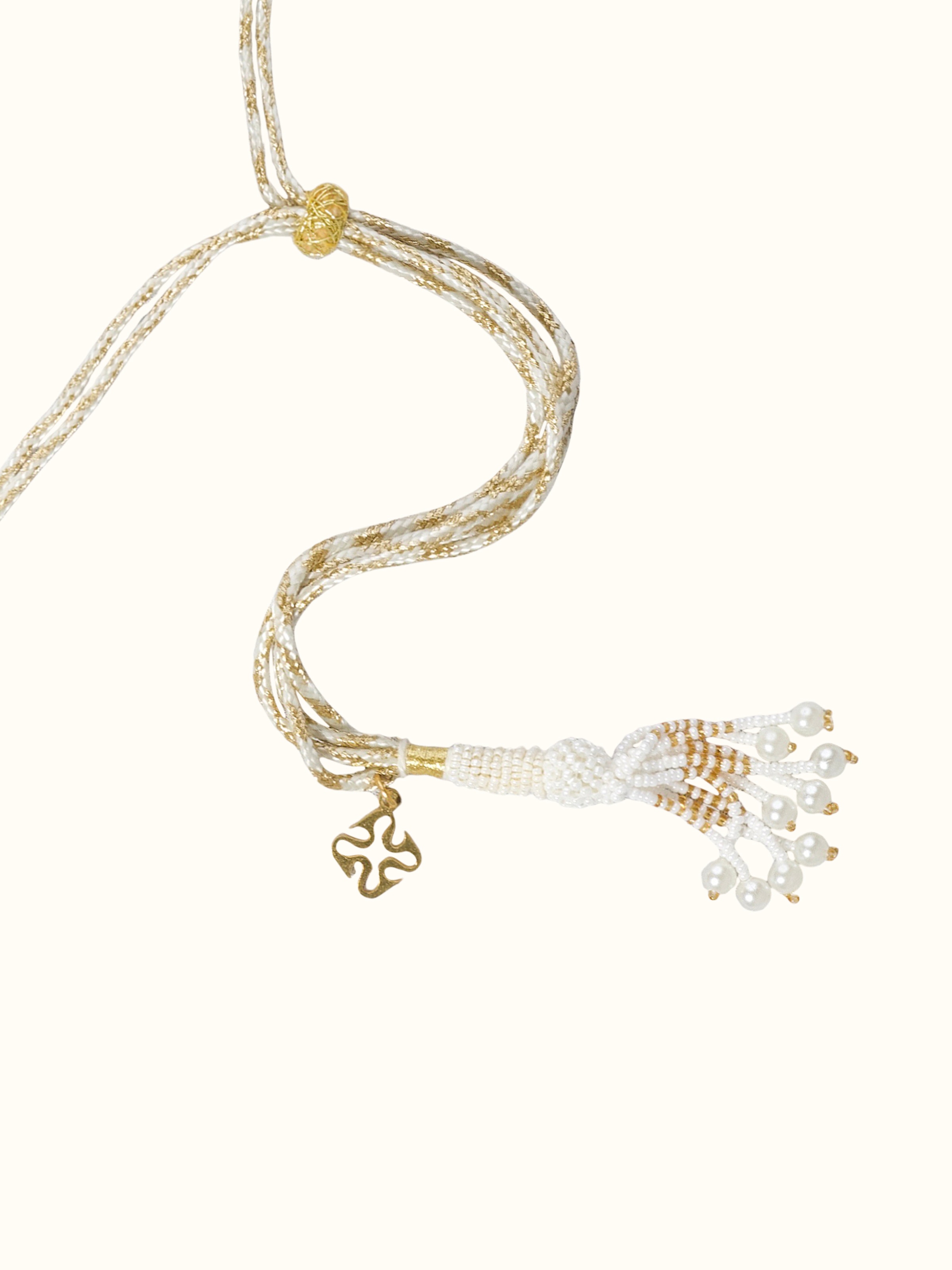 Detail shot of Silver Smithing Choker Necklace