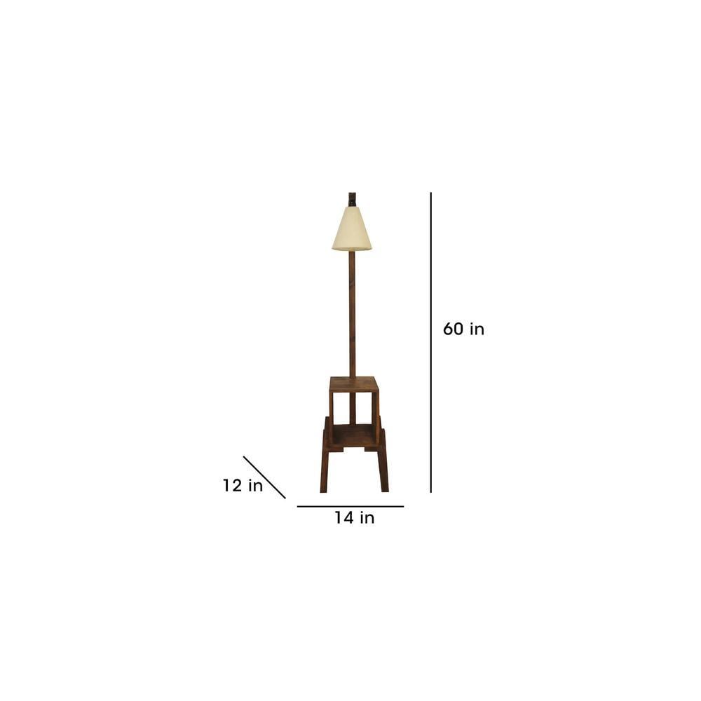 Gerard Beige Jute Floor Lamp with Beige Jute Base