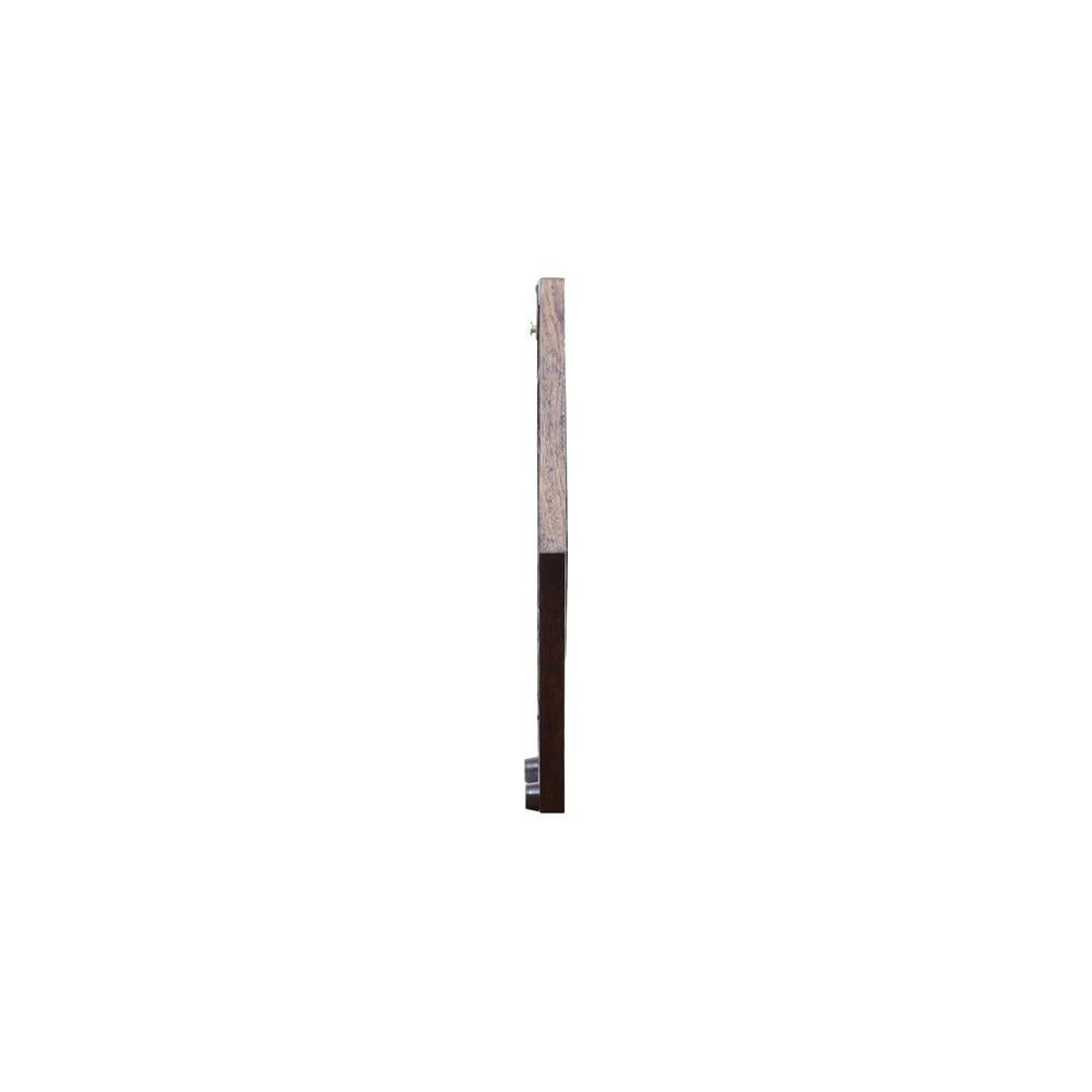 poe solid wood mirror in brown colour