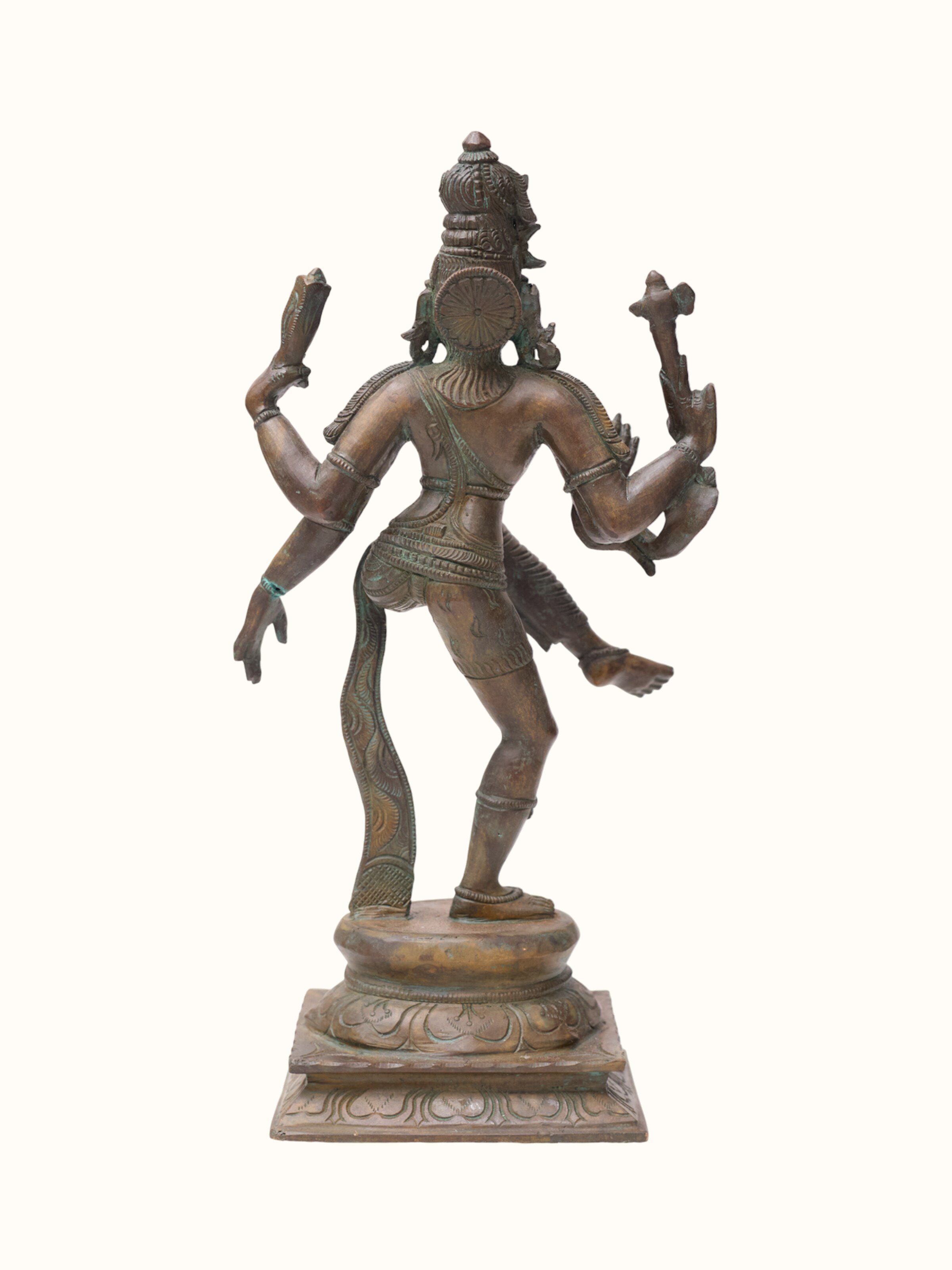 Bronze Cast Dancing Ardhanarishvara Idol