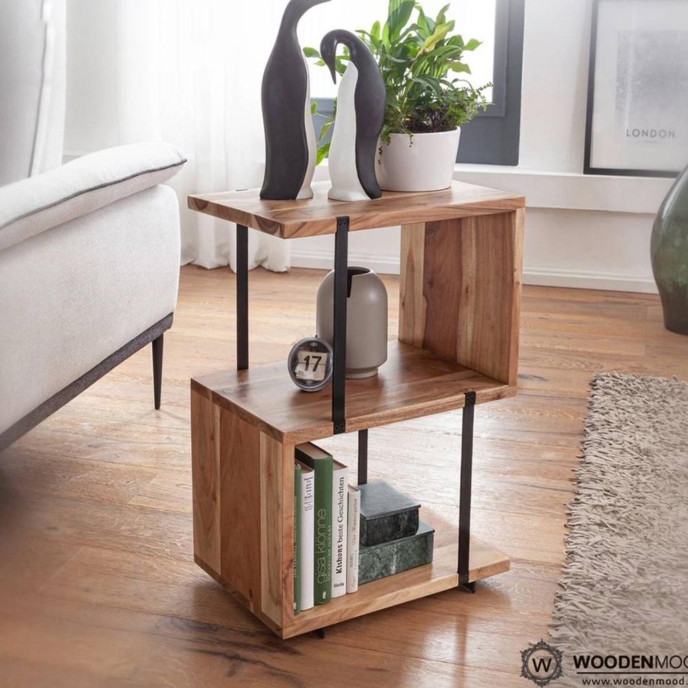 Garrick Solid Wood Side Table