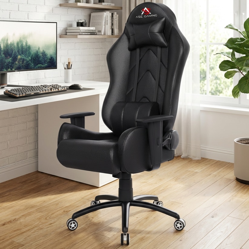 ASE Gaming Gold Series Gaming Chair (Black)