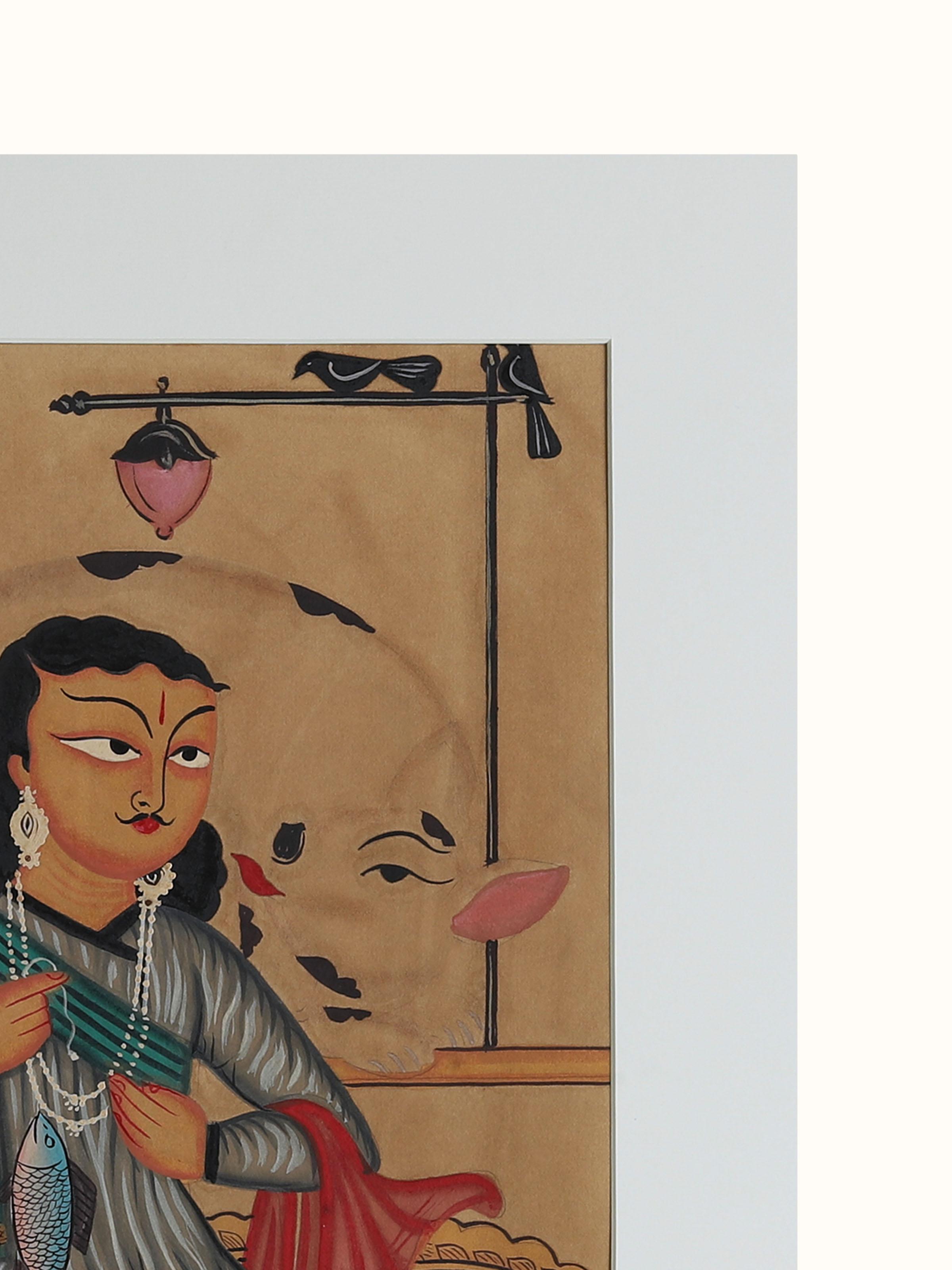 Babu Culture Kalighat Painting