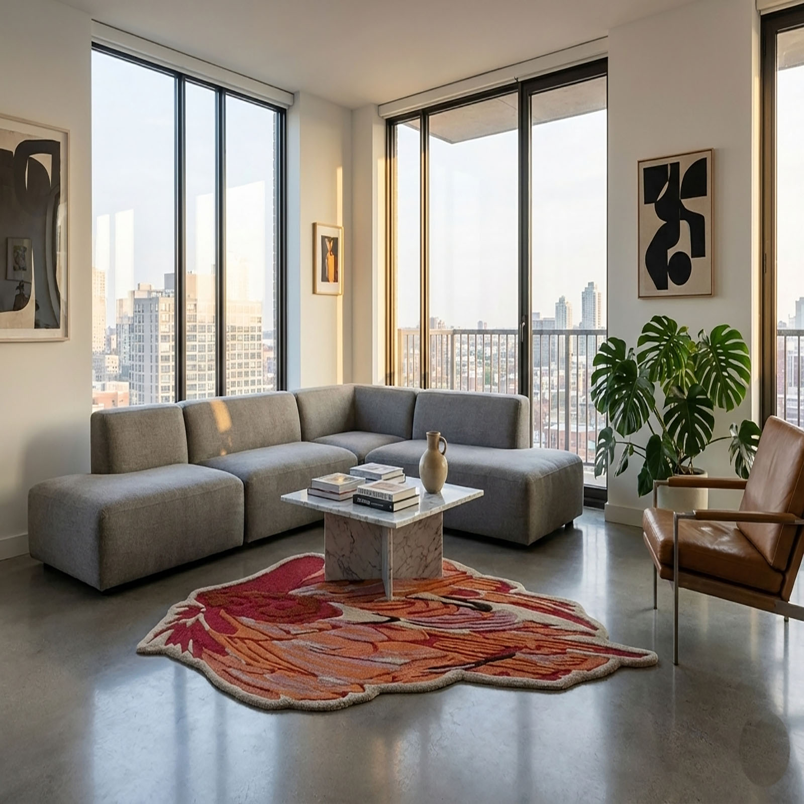 Rosefire Drift Carpet 3 X 5