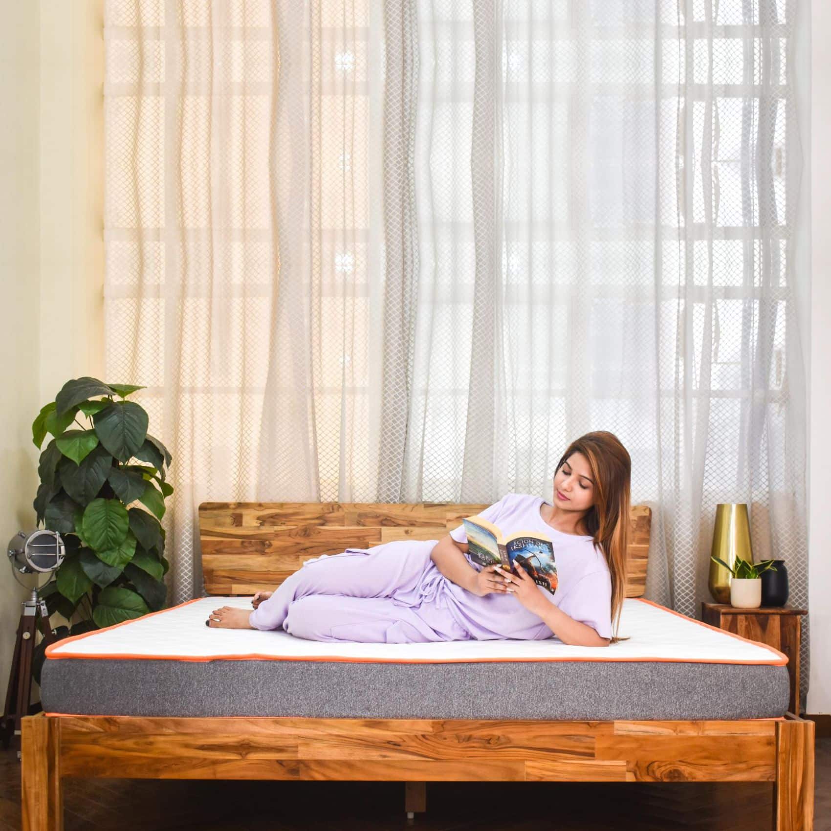7-Zone Dual-Hard and Soft Single Size Mattress (78 x 30 in, 10 Inches)