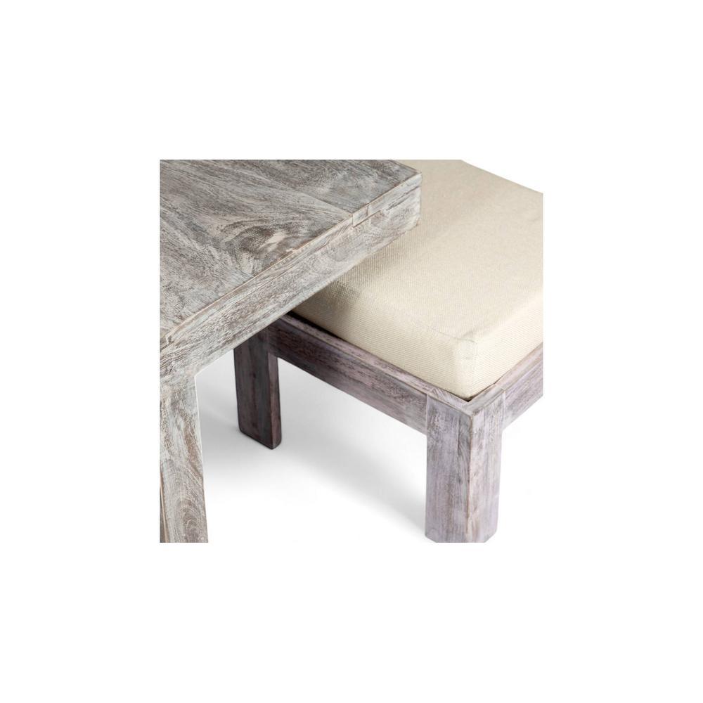 Blane Sheesham Wood Country Side Coffee Table Set With 4 Stools In Antique Multicolour Finish