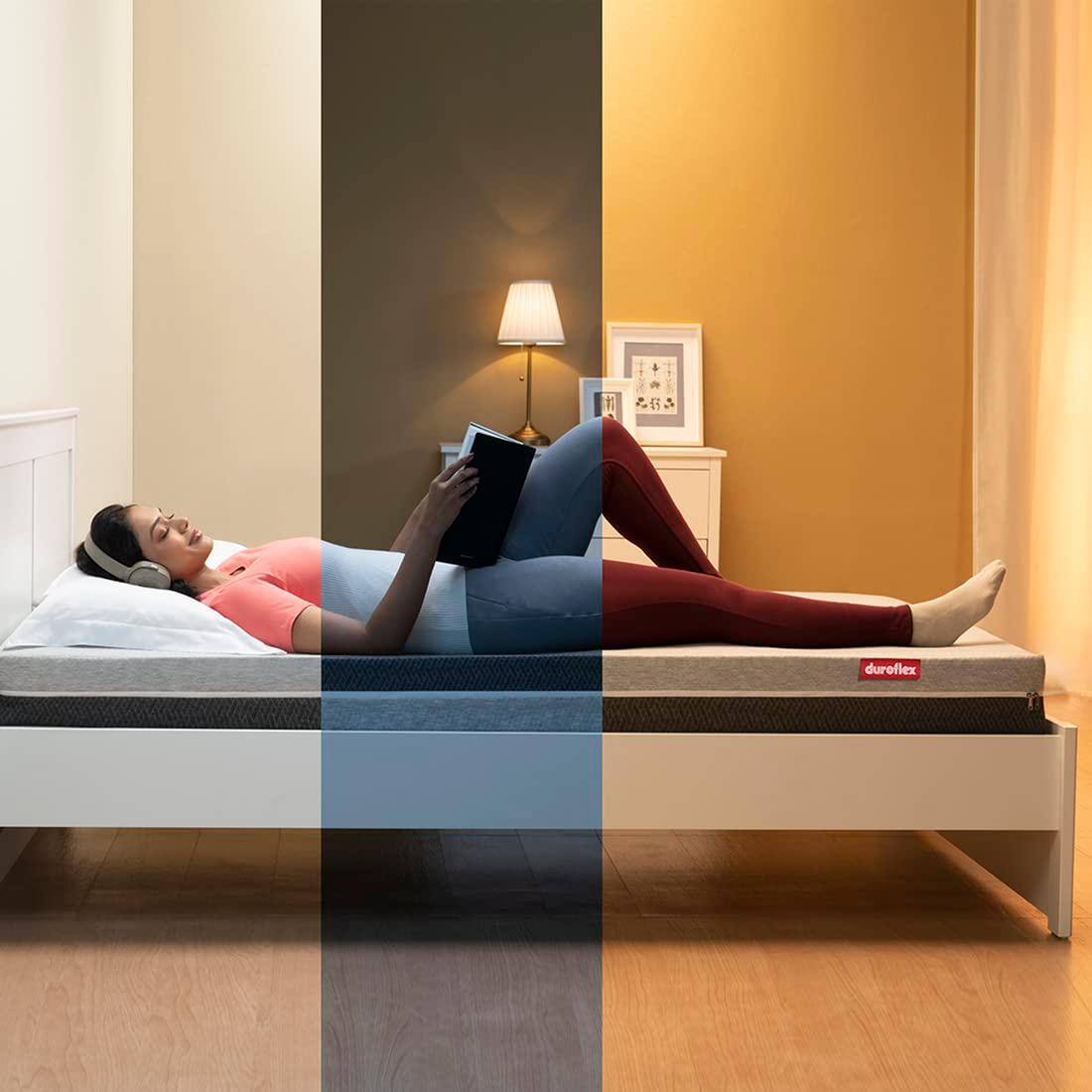 LiveIn Adapt - Roll Pack Mattress with 3 Interchangeable Firmness Layers (75 x 30 in, 5 Inches)