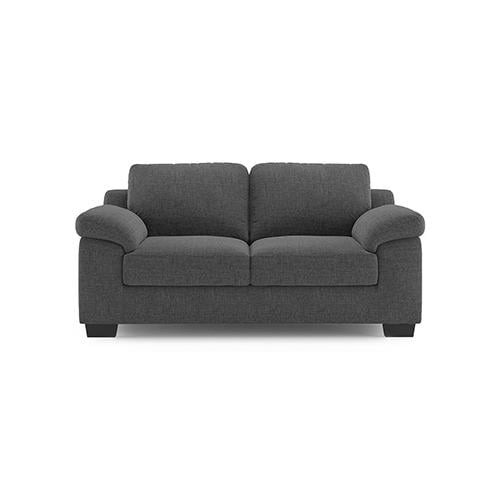 Esquel Essential 2 Seater Fabric Sofa in Steel Colour