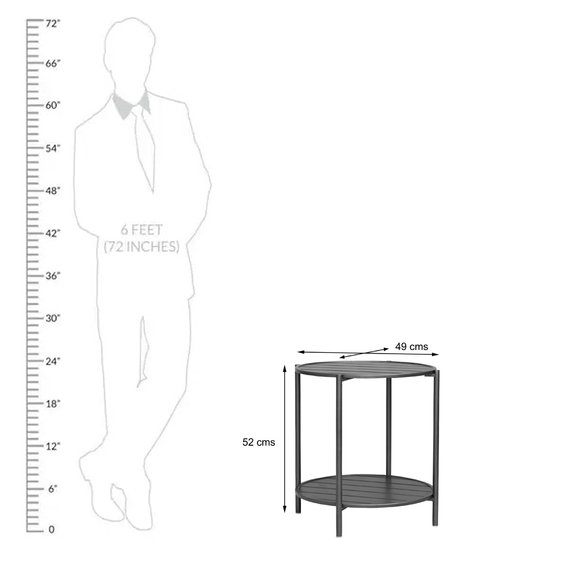 Sigma Wishbone Table Set with 1 Table and 2 Chairs in Ivory White