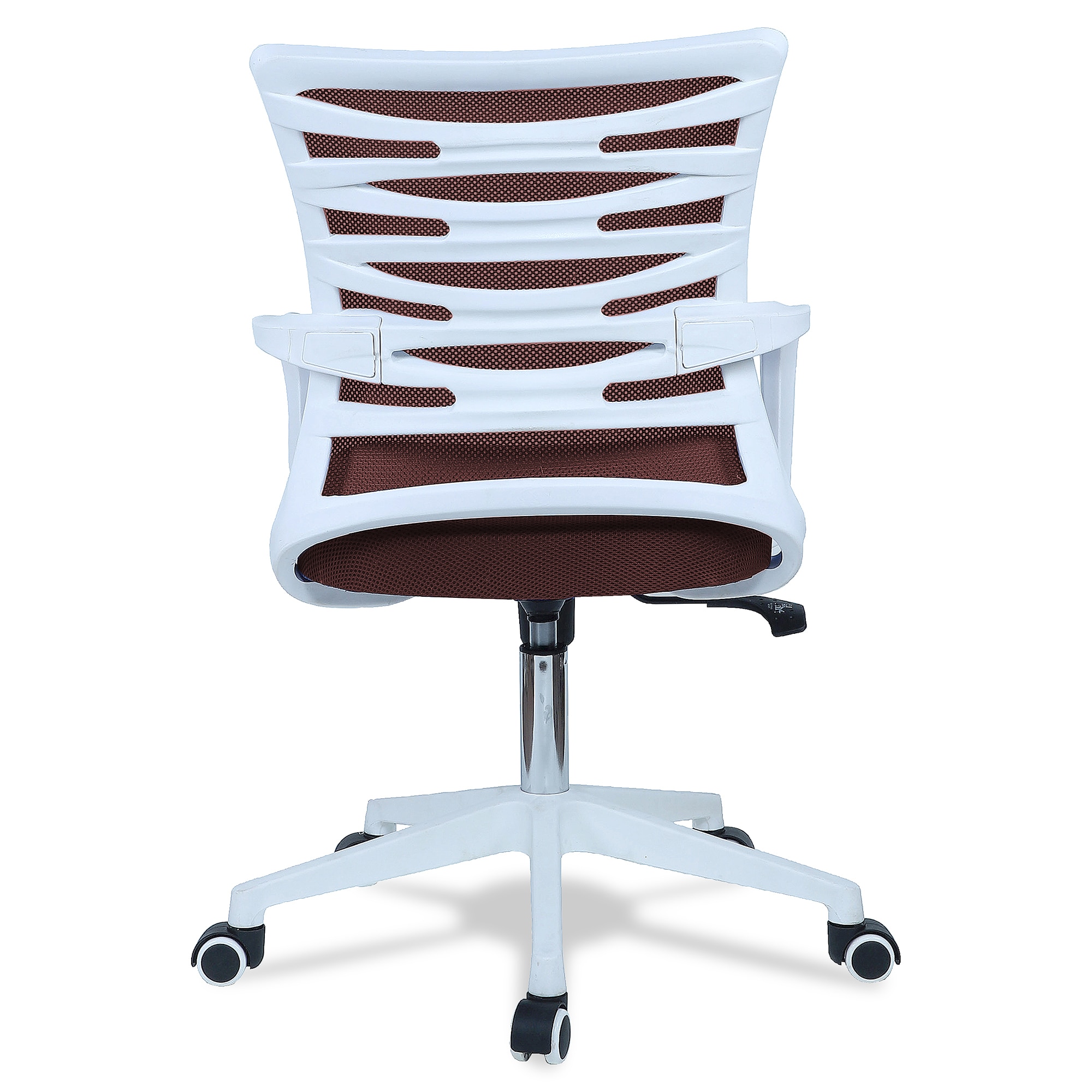 Iinea Mid Back Ergonomic Chair in Brown Colour