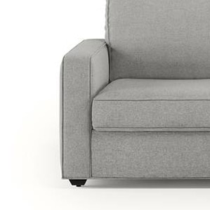 Apollo Sofa (Colour : Vapour Grey, Cushion : Soft, Back Type : Regular, Seating Capacity : Right Aligned 2 Seater + Right Aligned Chaise + Ottoman)