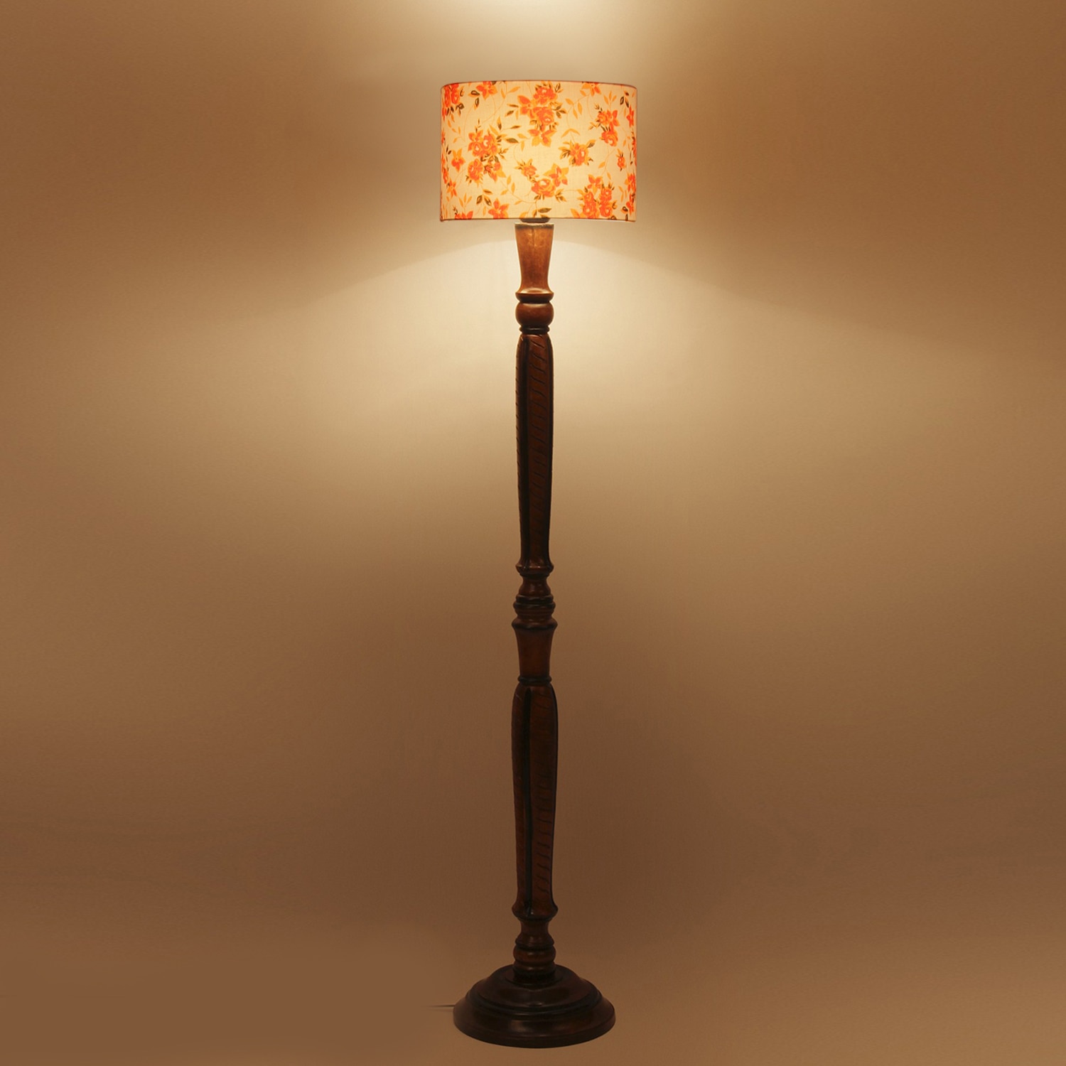Devansh Wooden Floor Lamp - Devansh