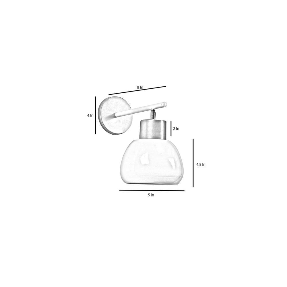Bon-Bon White Metal Wall Light