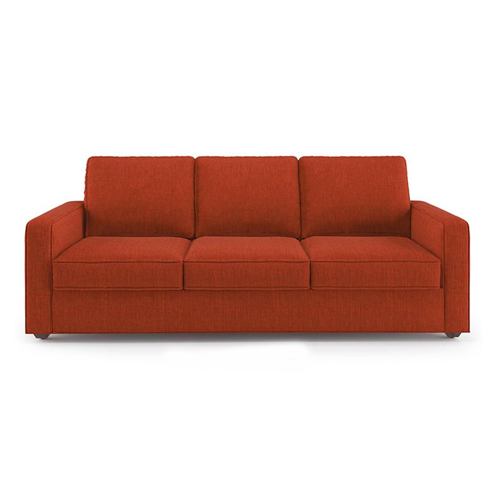 Apollo Sofa Set (Colour : Lava, Cushion : Hard, Back Type : Regular, Seater : 3+1+1)