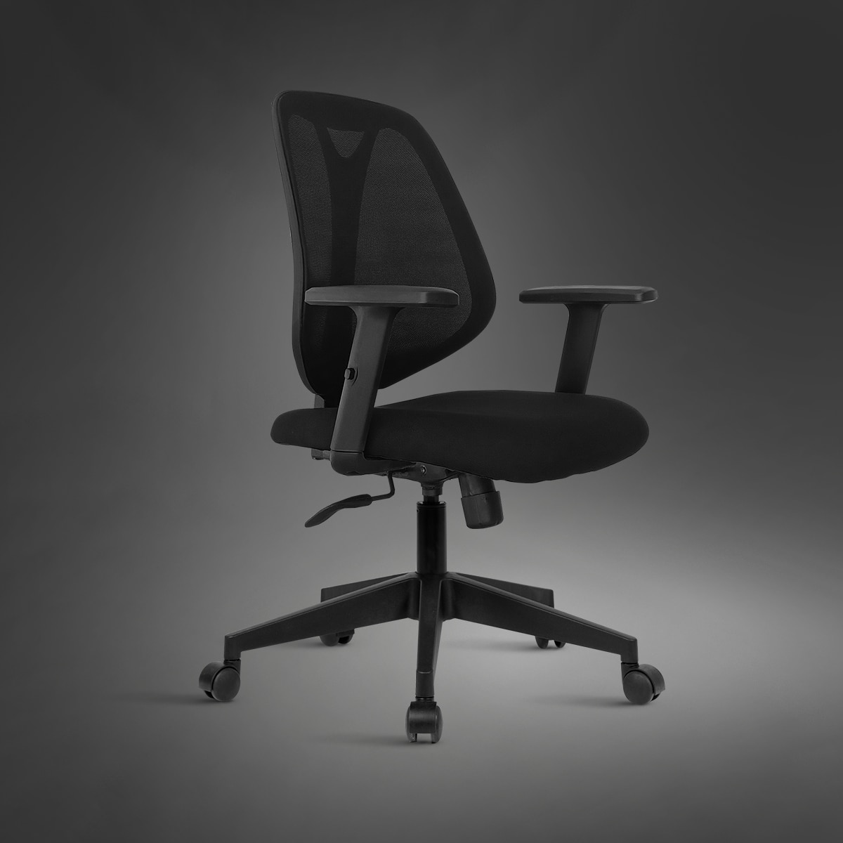 Kepler Brooks Pulse MB Office Desk Chair in Black Colour - Kepler Brooks