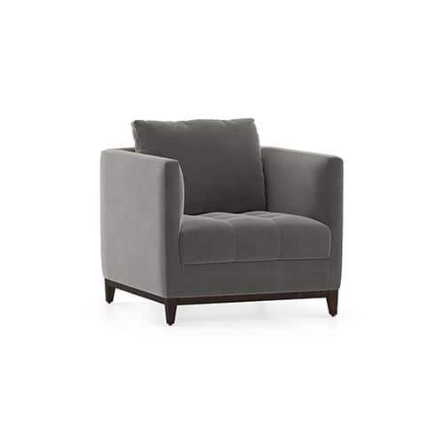 Florence Compact Sofa Set (Colour : Ash Grey Velvet , Seater : 3+2+1)